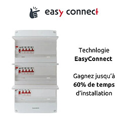 Avis Coffret électrique pré-équipé 3 rangées/39 modules - 3 ID/11 disjoncteurs - EasyConnect - Thomson