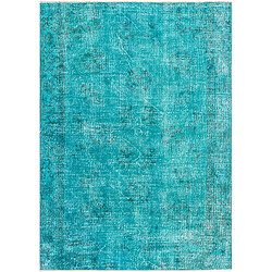 Vidal Tapis de laine 236x165 turquoise Ultra Vintage