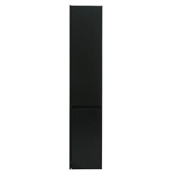 Avis Mendler Armoire suspendue HWC-L86, Armoire de salle de bain Highboard Hochschrank, MVG mélamine 2 portes 3 compartiments 160x33cm ~ noir