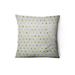 Homemania Housse de coussin enfant Pois - L. 43 x l. 43 cm - Vert