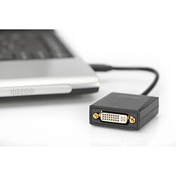 Digitus DA-70842 adaptateur et connecteur de câbles USB 3.0 DVI Noir