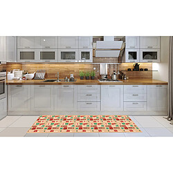 Alter Chemin de cuisine, 100% Made in Italy, Tapis antitache avec impression numérique, Tapis antidérapant et lavable, Modèle de Noël - Alvaro, cm 180x52