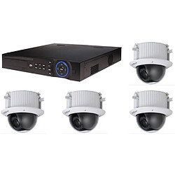 Kit de Vidéosurveillance Dahua DVR HCVR8208AS3 et 4 Caméras Dôme SD52C225IHCS2