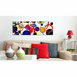 Paris Prix Tableau Imprimé Rainbow Circles 45 x 135 cm