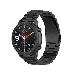 Bracelet en métal noir pour votre Samsung Galaxy Gear S2 Sport/Galaxy Watch Active 2