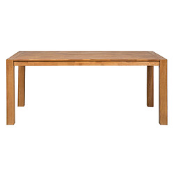 Acheter Beliani Table de salle à manger en chêne clair 150 x 85 cm NATURA