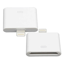 GUPBOO Adaptateur iPhone 4 vers 5 6 7 8 (30pin vers 8pin) blanc,JL2054