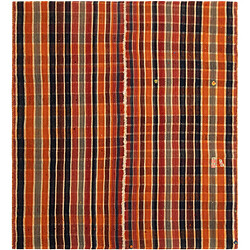 Vidal Tapis de laine 164x147 orange Jajim