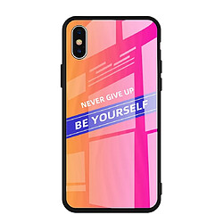 Wewoo Coque Rigide Pour iPhone XR Shockproof PC + TPU + étui de protection en verre rose