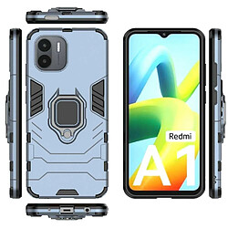 Htdmobiles Coque pour Xiaomi Redmi A1 / A2 - housse etui rigide anti choc + verre trempe - BLEU FONCE