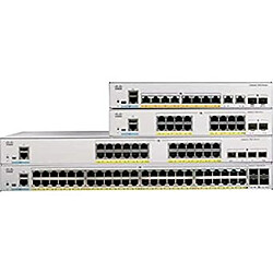 Cisco Systems C1000-16T-E-2G-L Catalyst 1000 16-Port Gigabit data-only 2 x 1G SFP Uplinks LAN Base with external power supply