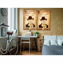 Paris Prix Affiche Murale Encadrée Long Time Ago in the Wild West 40 x 60 cm Or