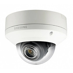 Caméra Dôme IP plafond 3Mp Samsung compatible NVR Réseau PoE SNV-8080P