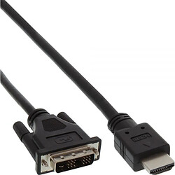 InLine HDMI - DVI-D 1.5m noir (17664E)