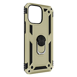 Avizar Coque pour iPhone 14 Pro Max Hybride Bague de maintien Support Vidéo doré