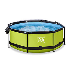 Avis Piscine tubulaire Lime ronde 2,44 x 0,76 m avec dôme - Exit Toys