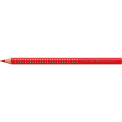 FABER-CASTELL Crayons de couleur JUMBO GRIP, rouge géranium ()