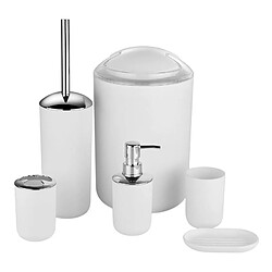 6xBathroom Accessories Set Ensemble Cadeau De Salle De Bain De Luxe Distributeur De Savon Café