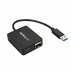 STARTECH Adaptateur réseau USB 3.0 vers fibre optique Gigabit Ethernet avec SFP ouvert - 1000Base-SX/LX - USB - Fibre Optique