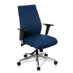 Siège de bureau / Siège pivotant PRO-TEC 250, bleu foncé hjh OFFICE