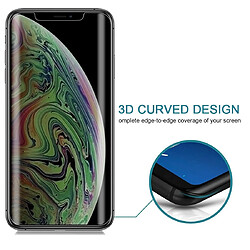 Acheter Wewoo Film de verre trempé 10PCS 9H dureté de la surface 180 degrés Protection d'écran anti-reflets pour iPhone XS Max