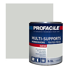 Peinture intérieure multi-supports, PROFACILE-0.5 litre-Gris Clair