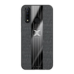 Wewoo Coque Souple Pour étui de protection TPU antichoc Vivo Z5X XINLI Stitching Cloth Noir