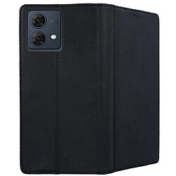 Acheter Htdmobiles Housse pour Motorola Moto G84 5G - etui coque pochette portefeuille + film ecran - NOIR MAGNET