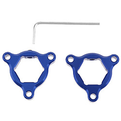 Réglage de la précharge de la fourche de suspension avant de moto en aluminium cnc 19mm bleu