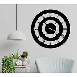 DEKORY Plata Horloge Murale en Métal 50cm