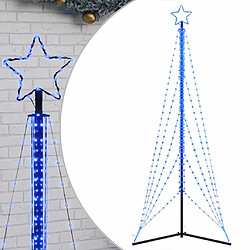 vidaXL Guirlande de sapin de Noël 525 LED bleu 300 cm