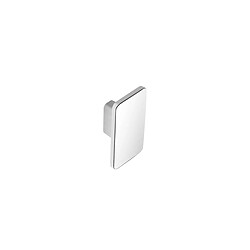 Bouton pour meuble moderne SIRO Zamak - 56 x 33 mm - Chrome brillant