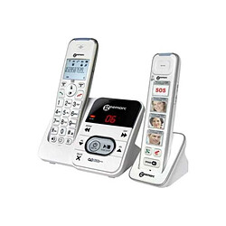 Téléphone sans fil GEEMARC Pack Mobility 295 Blanc