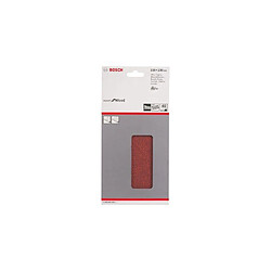 BOSCH Feuilles abrasives C430 pour ponceuse vibrante - 14 trous - Pack de 10 - 230x115 mm - Grain 40