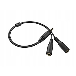 GUPBOO Casque Adaptateur Audio 4Pin 2xMiniJack Laptop Tel,JL1269