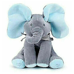 Universal Eléphant chantant peluche bleu jouet