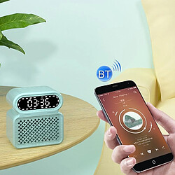 Yonis Réveil Bluetooth Haut-Parleur Puissant Double Enceinte Clair