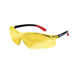 Ribimex Lunettes de protection jaune vision panoramique branches