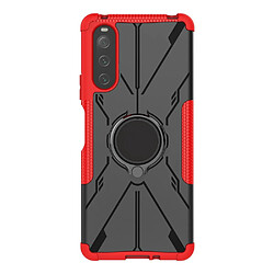 Coque en TPU 2-en-1, anti-choc avec béquille pour votre Sony Xperia 10 IV 5G - rouge