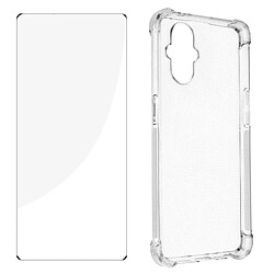 Avizar Pack Protection Oppo Reno 8 Lite 5G Coque Renforcée + Verre Trempé Transparent