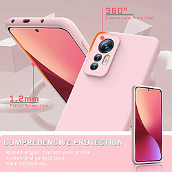 Coque Silicone Couleur Rose Pour Xiaomi 12 Lite Little Boutik®