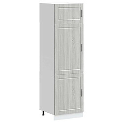 vidaXL Armoire de cuisine Porto sonoma gris bois d'ingénierie