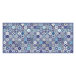 Alter Chemin de cuisine, 100% Made in Italy, Tapis résistant aux taches avec impression numérique, Tapis antidérapant et lavable, Modèle Hiroo, cm 240x52