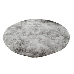 Tapis De Sol Rond Shaggy Tapis De Chambre à Coucher à Côté Du Tapis 100 Cm Bleu Ciel