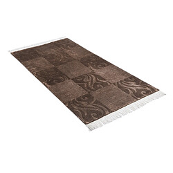 Vidal Tapis de laine 160x79 brun Darya