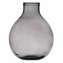 BigBuy Home Vase Gris verre recyclé 37 x 37 x 46 cm