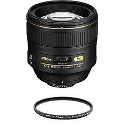 NIKON AF-S 85MM F1.4G + HOYA 77mm PRO 1D Protector