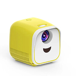 Wewoo Vidéoprojecteur LED Projecteur pour enfants Mini - haut-parleur portable Jaune