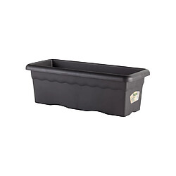 PLASTIKEN Jardiniere rectangulaire - 80 X 26 cm - Anthracite