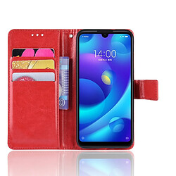 Acheter Wewoo Coque Souple Housse en cuir Flip horizontale Texture rétro pour Xiaomi Redmi 7 avec porte-cartes et fentes cartes et cadre photo Rouge